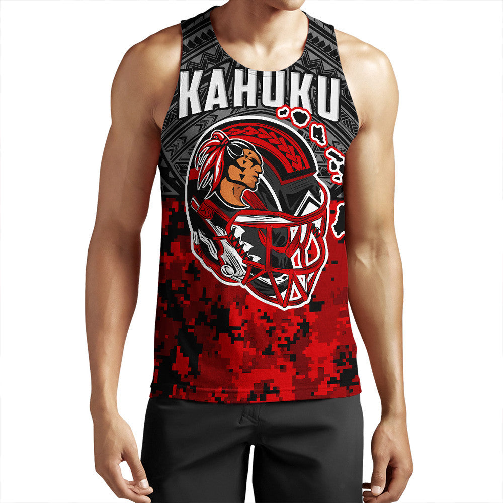 Polynesian Pride Tank Top - Red Raider For Life Tank Top LT10 Black - Polynesian Pride