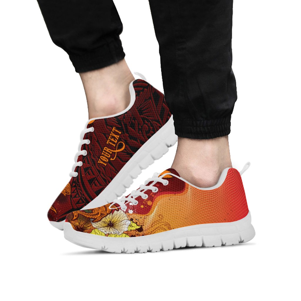 Hawaii Custom Personalised Sneakers - Tribal Tuna Fish - Polynesian Pride