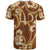 Polynesian Shirt Flourish Style With Tribal Fabric - Polynesian Pride