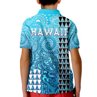 Hawaii Tribal Kakau Kid Polo Shirt LT9 - Polynesian Pride