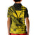 (Custom Personalised) Kakau Polynesian Tribal Hawaiian Turtle with Kanaka Maoli Yellow Kid Polo Shirt LT9 - Polynesian Pride