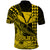 Custom Kakau Polynesian Tribal Hawaiian Turtle with Kanaka Maoli Yellow Polo Shirt LT9 - Polynesian Pride