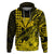 Custom Kakau Polynesian Tribal Hawaiian Turtle with Kanaka Maoli Yellow Hoodie LT9 - Polynesian Pride