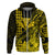 Custom Kakau Polynesian Tribal Hawaiian Turtle with Kanaka Maoli Yellow Hoodie LT9 - Polynesian Pride