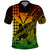 Custom Kakau Polynesian Tribal Hawaiian Turtle with Kanaka Maoli Reggae Polo Shirt LT9 Reggae - Polynesian Pride