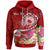 Samoa Custom Hoodie Turtle Plumeria (Red) Unisex Red - Polynesian Pride