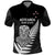 (Custom Text and Number) Aotearoa Rugby Sevens All Black Tiki Fern Polo Shirt LT14 Black - Polynesian Pride