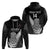 (Custom Text and Number) Aotearoa Rugby Sevens All Black Tiki Fern Hoodie LT14 Pullover Hoodie Black - Polynesian Pride