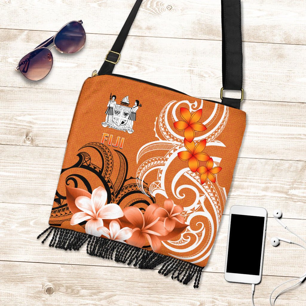 Fiji Boho Handbag - Fijian Spirit One Style One Size Orange - Polynesian Pride