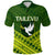 Tailevu Rugby Union Fiji Polo Shirt Tapa Pattern LT12 Unisex Green - Polynesian Pride