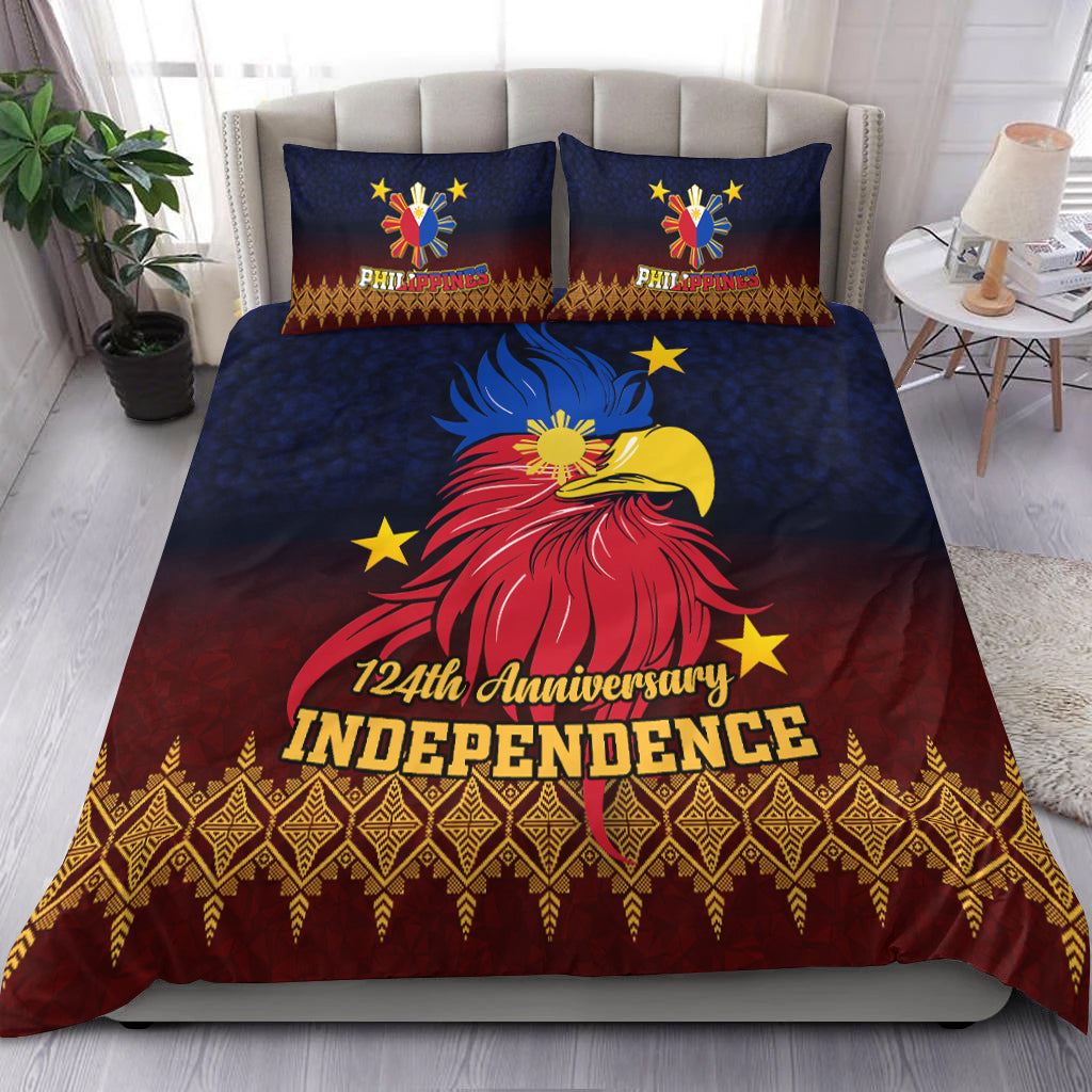 The Philippines Independence Anniversary 124th Years Bedding Set - LT12 Bedding Set Blue - Polynesian Pride