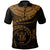 Niue Polynesian Polo Shirt Niue Waves (Golden) Unisex Golden - Polynesian Pride