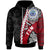 Federated States of Micronesia Polynesian Hoodie Wave Tattoo Unisex Red - Polynesian Pride