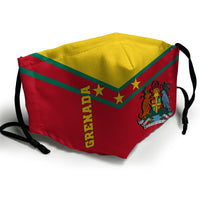 Grenada Face Mask - Proud Grenadian - LT12 - Polynesian Pride