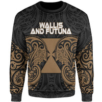 Wallis and futuna Polynesian Sweater - Spirit Style Gold Unisex Gold - Polynesian Pride