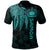 Samoa Polo Shirt Polynesian Wings (Turquoise) Unisex Turquoise - Polynesian Pride