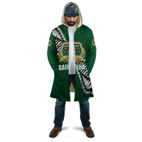 Tonga Saineha High School Tongan Patterns Cloaks - LT12 Unisex Red - Polynesian Pride