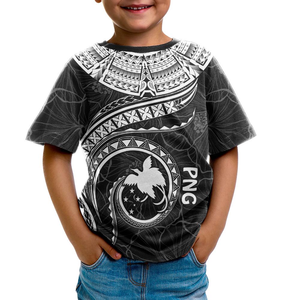 Papua New Guinea Polynesian T Shirt Papua New Guinea Waves (White) - Polynesian Pride