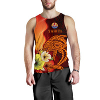 Tahiti Men Tank Top - Tribal Tuna Fish - Polynesian Pride