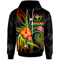 Polynesian Hawaii Hoodie Legend of Kanaka Maoli (Reggae) Unisex Reggae - Polynesian Pride
