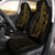 Hawaii Car Seat Covers - Custom Personalised Polynesian Pattern Style Gold Color Universal Fit Gold - Polynesian Pride