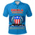 American Samoa Polo Shirt Iseula o le Moana of Fagatogo Pride LT12 Unisex Blue - Polynesian Pride