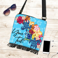 Cook Islands Custom Personalised Boho Handbag - Tropical Style - Polynesian Pride