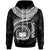 Polynesian Samoa Hoodie Samoan Waves (White) Unisex White - Polynesian Pride