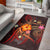 Vanuatu Polynesian Personalised Area Rug - Legend of Vanuatu (Red) Red - Polynesian Pride