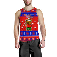 Samoa Christmas -Maunia Le Kilisimasi Santa Polynesia Tatoo Men Tank Top - LT2 - Polynesian Pride