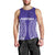 (Custom Personalised) Cook Islands Rarotonga Men Tank Top - Purple Tribal Pattern - LT12 - Polynesian Pride