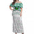 Hawaii Kanaka Kapaa School Off Shoulder Long Dress - LT12 Long Dress White - Polynesian Pride