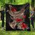 American Samoa Premium Quilt - Polynesian Tribal Vintage Style Black - Polynesian Pride