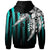 Niue Zip Hoodie Cyan Vertical Stripes Style - Polynesian Pride