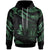 Niue Hoodie Polynesian Tattoo Green Version Unisex Green - Polynesian Pride