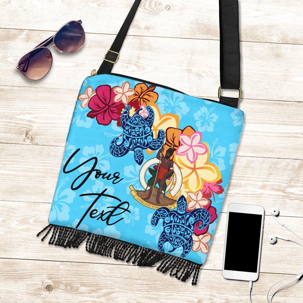 Vanuatu Custom Personalised Boho Handbag - Tropical Style - Polynesian Pride