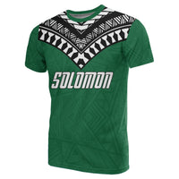 Solomon All Over T Shirt Solomon Flag Melanesia Style - Polynesian Pride