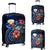 Philippines Polynesian Luggage Cover - Blue Turtle Hibiscus Blue - Polynesian Pride