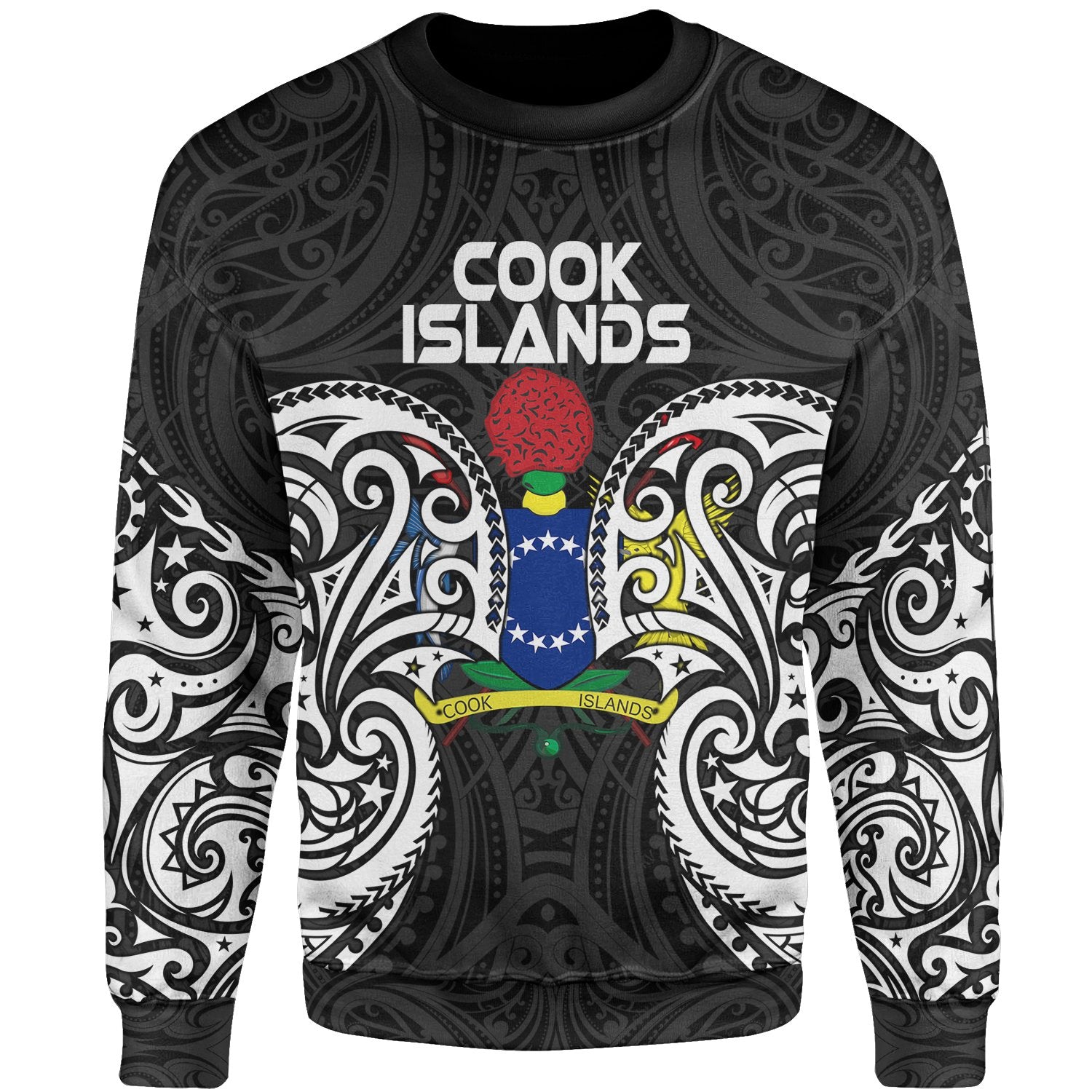 Cook Islands Polynesian Sweater - Spirit Style White Unisex White - Polynesian Pride