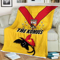 Papua New Guinea Rugby Blanket - PNG The Kumuls - LT20 White - Polynesian Pride