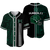 Hawaii Kakau Warrior Football Baseball Jersey - LT12 Green - Polynesian Pride