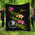 Yap Polynesian Quilt - Plumeria Tribal Black - Polynesian Pride