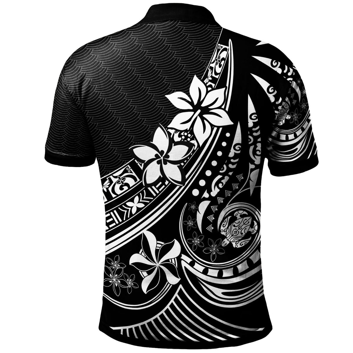 Vanuatu Polo Shirt The Flow Of The Ocean - Polynesian Pride