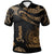 Samoa Polo Shirt Polynesian Tattoo Gold Version Unisex Gold - Polynesian Pride