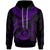 Vanuatu Polynesian Hoodie Vanuatu Waves (Purple) Unisex Purple - Polynesian Pride