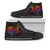 Federated States of Micronesia High Top - Butterfly Polynesian Style Unisex Black - Polynesian Pride