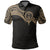 Guam Polynesian Polo Shirt Gold Heart Shield Unisex GOLD - Polynesian Pride