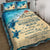 (kilikina) Hawaii Mom To Daughter Beach Turtle Quilt Bed Set - AH Blue - Polynesian Pride