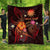 Nauru Polynesian Personalised Premium Quilt - Legend of Nauru (Red) - Polynesian Pride