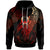 Pohnpei Polynesian Hoodie Legend Red Version Unisex Black - Polynesian Pride